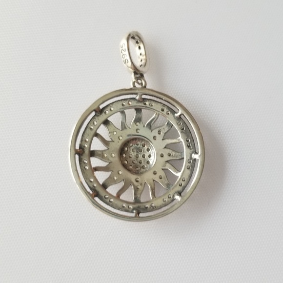 Sterling Silver Sun Pendant - Picture 5 of 9